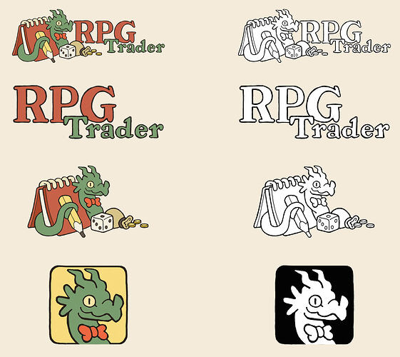 RPG Trader logos